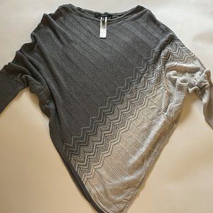 Poncho sweater top